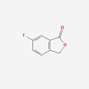 molecular formula C8H5FO2 B1312449 6-fluoro-3H-isobenzofuran-1-one CAS No. 23932-84-5