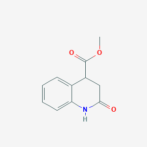 molecular formula C11H11NO3 B1312458 Methyl 2-oxo-1,2,3,4-tetrahydroquinoline-4-carboxylate CAS No. 78941-89-6
