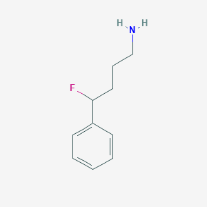 molecular formula C10H14FN B13124584 4-Fluoro-4-phenylbutan-1-amine 