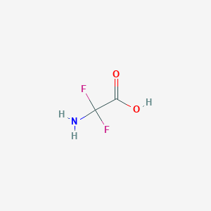 molecular formula C2H3F2NO2 B13124670 2,2-Difluoroglycine 