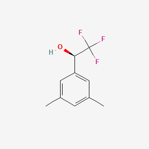 molecular formula C10H11F3O B13124732 (R)-1-(3,5-Dimethylphenyl)-2,2,2-trifluoroethan-1-ol 