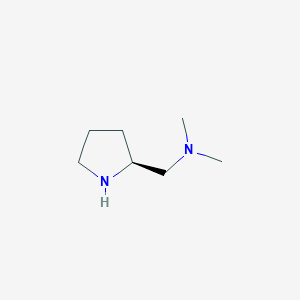 molecular formula C7H16N2 B1312490 Dimethyl-(S)-1-pyrrolidin-2-ylmethyl-amine CAS No. 29618-57-3