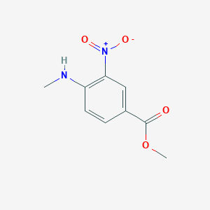 molecular formula C9H10N2O4 B1312498 Methyl 4-(methylamino)-3-nitrobenzoate CAS No. 36242-50-9