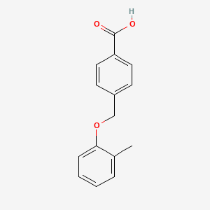 molecular formula C15H14O3 B1312506 4-[(2-methylphenoxy)methyl]benzoic Acid 