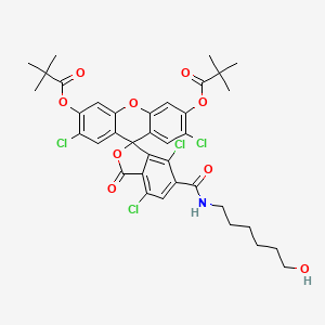 molecular formula C37H37Cl4NO9 B13125105 5/6 Tet-fam-OH CAS No. 2007920-60-5