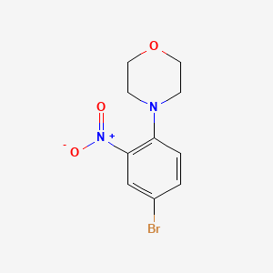 molecular formula C10H11BrN2O3 B1312515 5-Bromo-2-morpholinonitrobenzene 