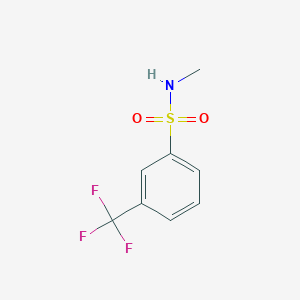 molecular formula C8H8F3NO2S B1312517 N-methyl-3-(trifluoromethyl)benzenesulfonamide CAS No. 882423-09-8