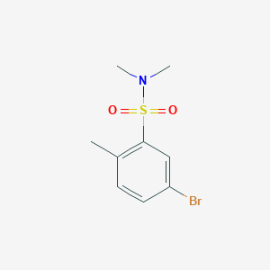 molecular formula C9H12BrNO2S B1312523 5-bromo-N,N,2-trimethylbenzenesulfonamide 