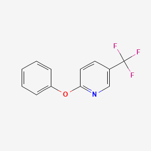 molecular formula C12H8F3NO B1312524 2-Phenoxy-5-(trifluoromethyl)pyridine CAS No. 105626-77-5