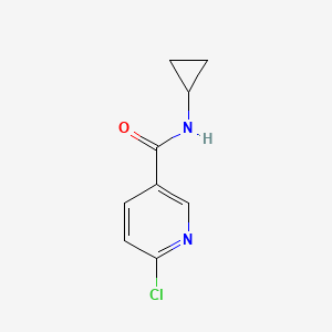 molecular formula C9H9ClN2O B1312538 6-chloro-N-cyclopropylnicotinamide CAS No. 585544-22-5