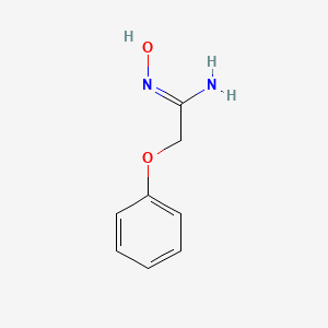 molecular formula C8H10N2O2 B1312542 (1Z)-N'-hydroxy-2-phenoxyethanimidamide 