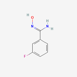 molecular formula C7H7FN2O B1312565 3-Fluorobenzamidoxime CAS No. 1319746-46-7