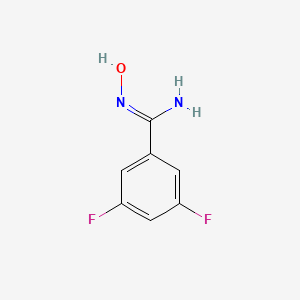 molecular formula C7H6F2N2O B1312566 3,5-Difluorobenzamidoxime CAS No. 874880-59-8