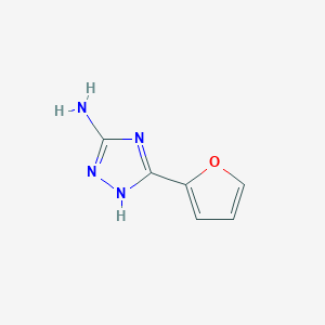 molecular formula C6H6N4O B1312587 3-(furan-2-yl)-1H-1,2,4-triazol-5-amine CAS No. 3663-61-4