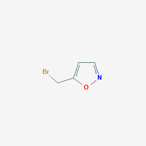 molecular formula C4H4BrNO B1312588 5-(Bromomethyl)isoxazole CAS No. 69735-35-9