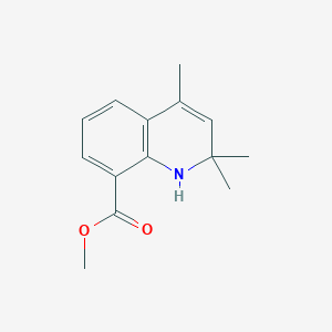 molecular formula C14H17NO2 B1312593 Methyl 2,2,4-trimethyl-1,2-dihydroquinoline-8-carboxylate CAS No. 523227-10-3