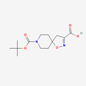 8-(tert-Butoxycarbonyl)-1-oxa-2,8-diazaspiro[4.5]dec-2-ene-3-carboxylic acid