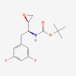 tert-Butyl ((S)-2-(3,5-difluorophenyl)-1-((R)-oxiran-2-yl)ethyl)carbamate