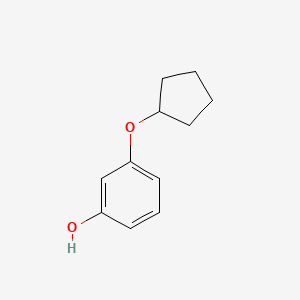 molecular formula C11H14O2 B1312605 3-(cyclopentyloxy)phenol CAS No. 163419-05-4
