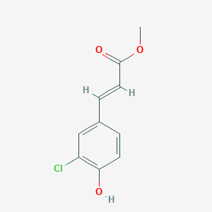 molecular formula C10H9ClO3 B1312606 Methyl 3-(3-chloro-4-hydroxyphenyl)acrylate CAS No. 1266249-44-8