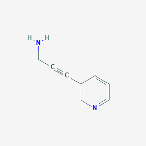 molecular formula C8H8N2 B1312613 3-(Pyridin-3-yl)prop-2-yn-1-amine CAS No. 777856-62-9