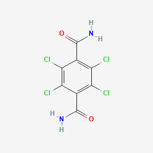 molecular formula C8H4Cl4N2O2 B1312632 2,3,5,6-Tetrachloro-1,4-benzenedicarboxamide CAS No. 1786-85-2