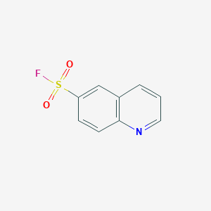 molecular formula C9H6FNO2S B13126526 Quinoline-6-sulfonyl fluoride 