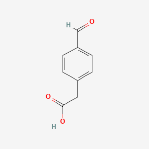 molecular formula C9H8O3 B1312657 2-(4-formylphenyl)acetic Acid CAS No. 34841-47-9