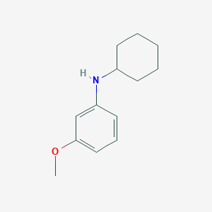 molecular formula C13H19NO B1312665 N-Cyclohexyl-3-methoxyaniline CAS No. 58864-12-3