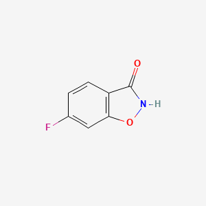 molecular formula C7H4FNO2 B1312674 6-Fluorobenzo[d]isoxazol-3(2H)-one CAS No. 99822-24-9