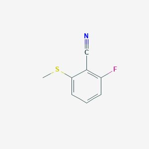 molecular formula C8H6FNS B1312675 2-Fluoro-6-(methylthio)benzonitrile CAS No. 119584-71-3