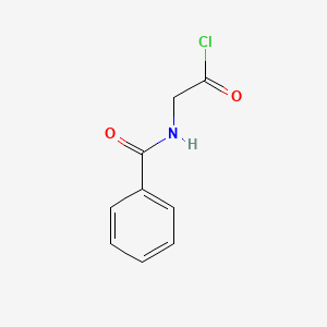 molecular formula C9H8ClNO2 B1312678 乙酰氯，（苯甲酰氨基）- CAS No. 53587-10-3