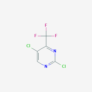 molecular formula C5HCl2F3N2 B1312681 2,5-二氯-4-(三氟甲基)嘧啶 CAS No. 785777-98-2