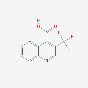 molecular formula C11H6F3NO2 B1312684 3-(三氟甲基)喹啉-4-羧酸 CAS No. 588702-65-2