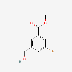 molecular formula C9H9BrO3 B1312686 3-溴-5-(羟甲基)苯甲酸甲酯 CAS No. 307353-32-8