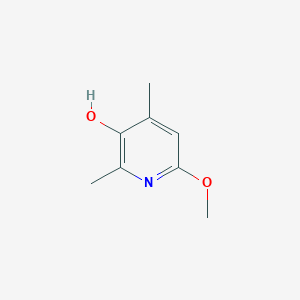 molecular formula C8H11NO2 B1312696 6-Methoxy-2,4-dimethylpyridin-3-OL CAS No. 627098-09-3