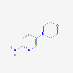 molecular formula C9H13N3O B1312697 5-Morpholinopyridin-2-amine CAS No. 571189-78-1