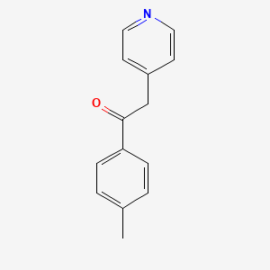 molecular formula C14H13NO B1312701 2-(吡啶-4-基)-1-(对甲苯基)乙酮 CAS No. 100866-13-5