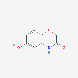 molecular formula C8H7NO3 B1312717 6-Hydroxy-2H-benzo[B][1,4]oxazin-3(4H)-one CAS No. 53412-38-7