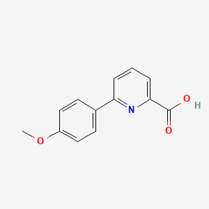 molecular formula C13H11NO3 B1312726 6-(4-Methoxyphenyl)picolinic acid CAS No. 86696-70-0