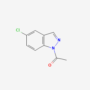 molecular formula C9H7ClN2O B1312734 1-(5-Chloro-1H-indazol-1-yl)ethanone CAS No. 98083-43-3