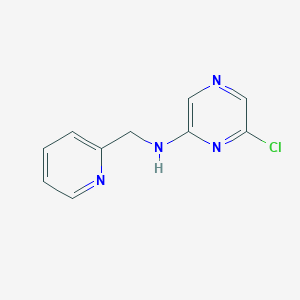 molecular formula C10H9ClN4 B1312737 6-Chloro-N-(2-pyridinylmethyl)-2-pyrazinamine CAS No. 874143-67-6