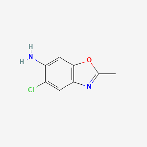 molecular formula C8H7ClN2O B1312741 2-Methyl-5-chloro-6-benzoxazolamine CAS No. 323579-00-6