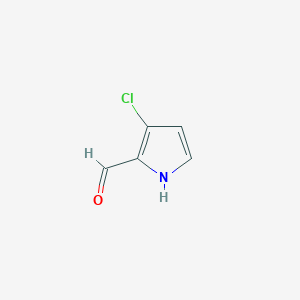 molecular formula C5H4ClNO B1312754 3-chloro-1H-pyrrole-2-carbaldehyde CAS No. 56164-42-2