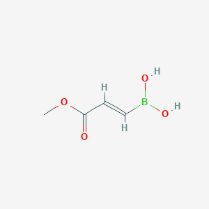molecular formula C4H7BO4 B1312755 (E)-(3-methoxy-3-oxoprop-1-en-1-yl)boronic acid CAS No. 290305-47-4