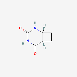 molecular formula C6H8N2O2 B1312758 (1R,6S)-2,4-diazabicyclo[4.2.0]octane-3,5-dione CAS No. 770746-47-9
