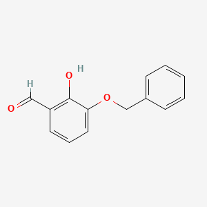 molecular formula C14H12O3 B1312766 3-Benzyloxy-2-hydroxy benzaldehyde CAS No. 86734-59-0