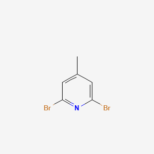 molecular formula C6H5Br2N B1312767 2,6-Dibromo-4-methylpyridine CAS No. 73112-16-0