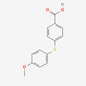molecular formula C14H12O3S B1312769 4-(4-methoxyphenyl)sulfanylbenzoic Acid CAS No. 252973-46-9
