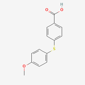 molecular formula C14H12O3S B1312769 4-(4-甲氧基苯基硫基)苯甲酸 CAS No. 252973-46-9